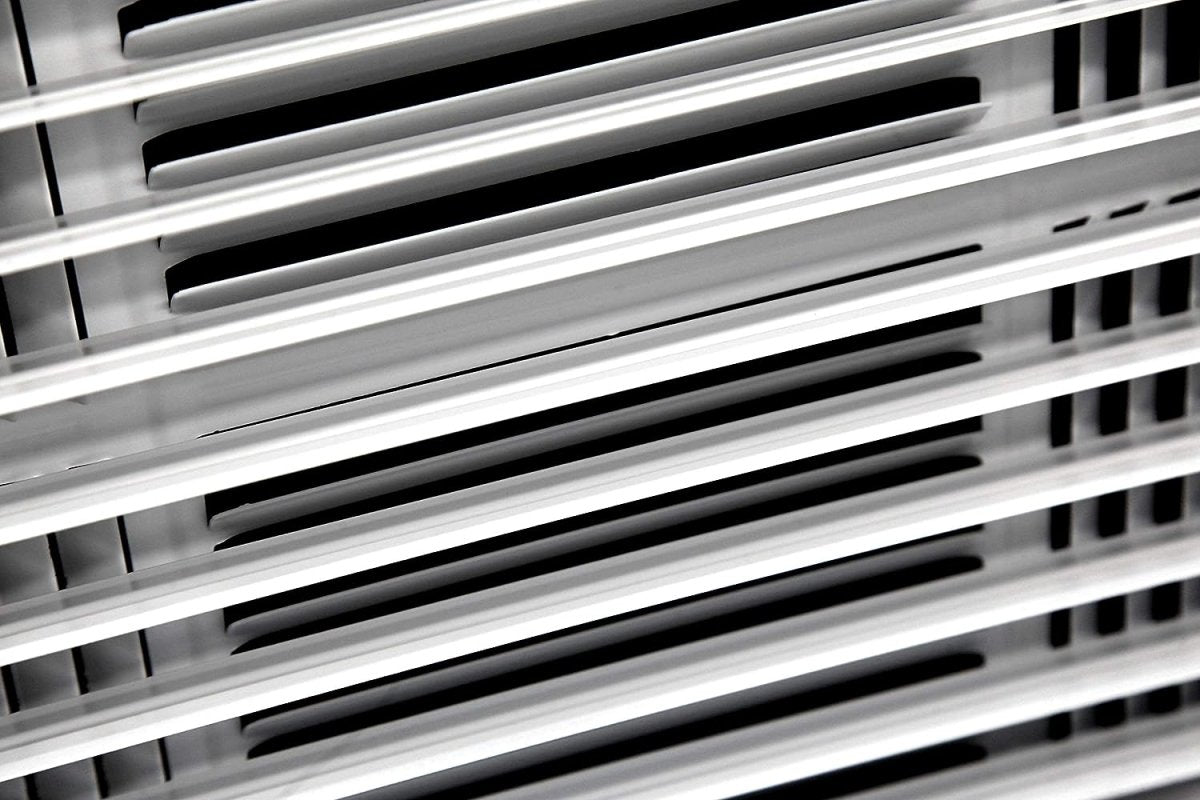 10" X 10" 3 - Way Air Supply Grille – Steel HVAC Vent Cover with Damper, Wall/Ceiling Register, White - HVAC PremiumG10103WY FBA
