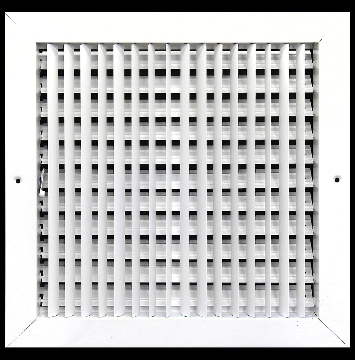 12" X 12" ADJUSTABLE AIR SUPPLY DIFFUSER - HVAC Vent Duct Cover Sidewall or Ceiling - HVAC PremiumSV1212 HP
