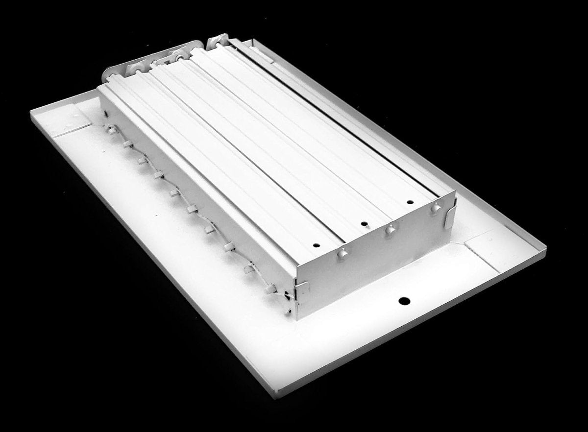 12" X 4" ADJUSTABLE AIR SUPPLY DIFFUSER - HVAC Vent Duct Cover Sidewall or Ceiling - HVAC PremiumSV124WALREG FBA
