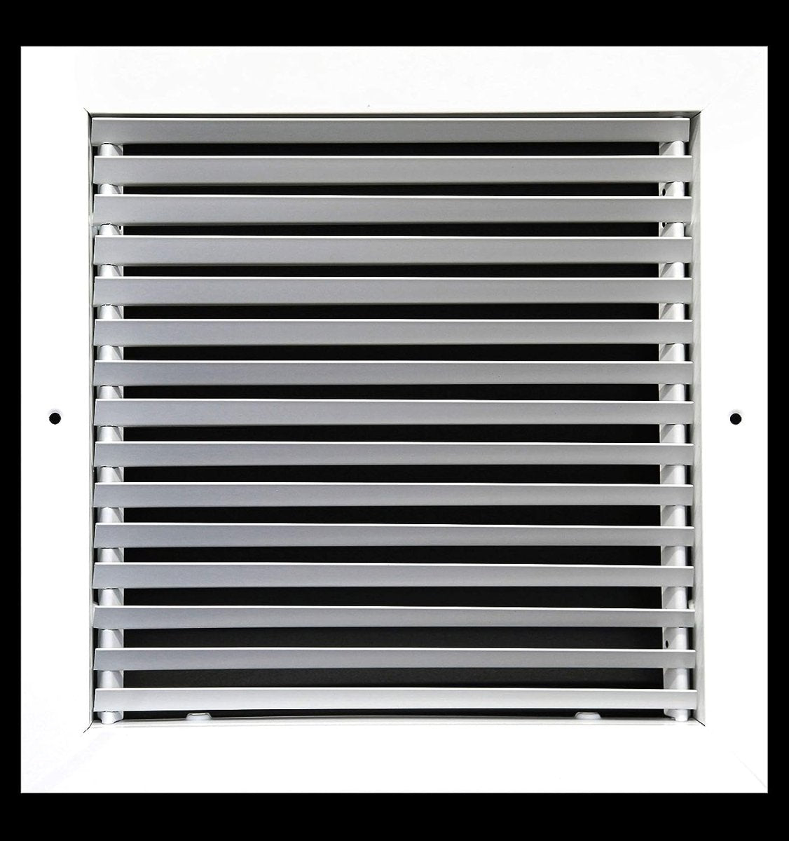 16" x 16" Steel Fixed Bar Return Grille - Sidewall and Ceiling - HVAC PremiumRG1616Steel FBA - 1