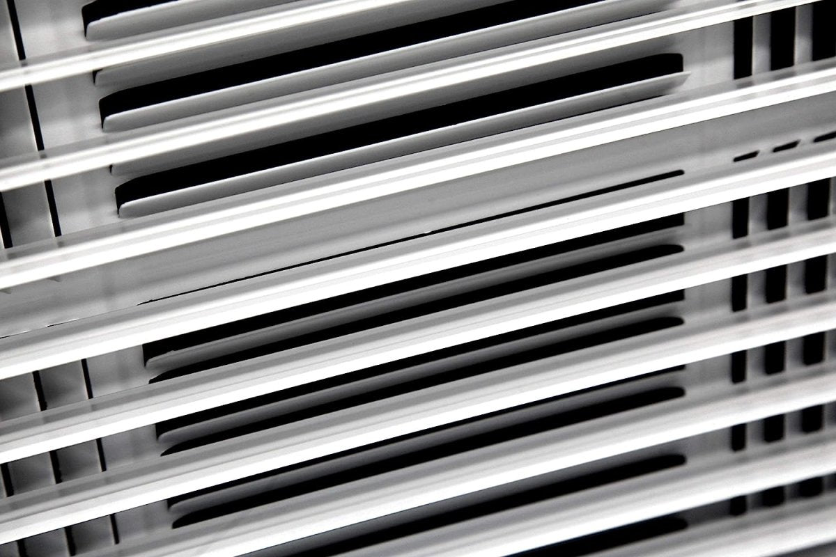 6" X 6" 3 - Way Air Supply Grille – Steel HVAC Vent Cover with Damper, Wall/Ceiling Register, White - HVAC PremiumG663WYFBA
