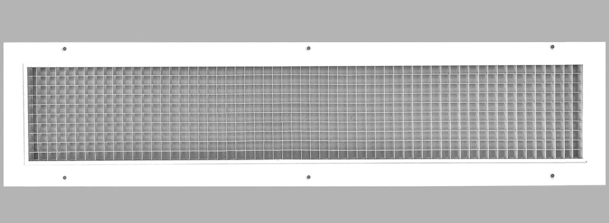 6" x 32" or 32" x 6" Cube Core Eggcrate Return Air Grille