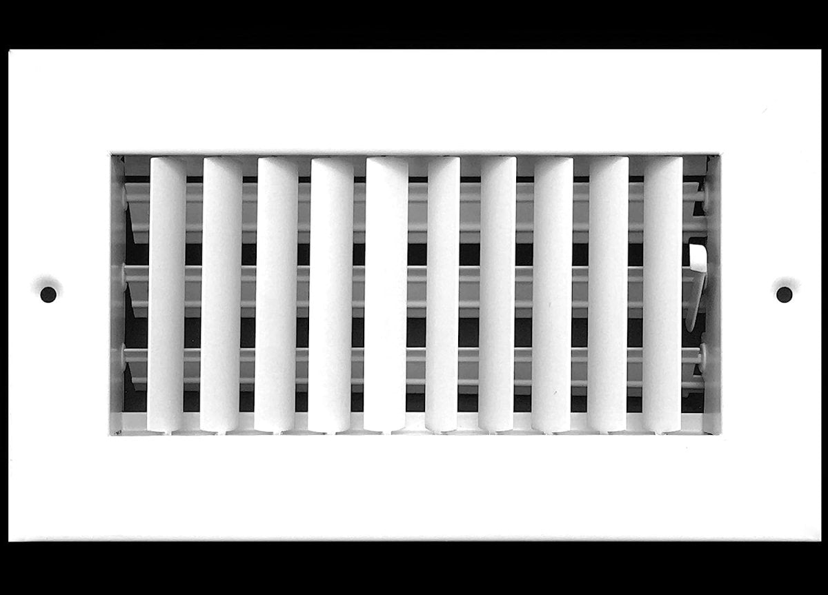 8" x 4" ADJUSTABLE AIR SUPPLY DIFFUSER - HVAC Vent Duct Cover Sidewall or Ceiling - HVAC PremiumSV84WALREG FBA