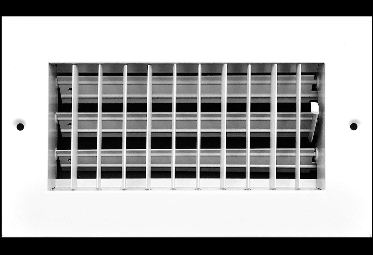 8" x 4" ADJUSTABLE AIR SUPPLY DIFFUSER - HVAC Vent Duct Cover Sidewall or Ceiling - HVAC PremiumSV84WALREG FBA