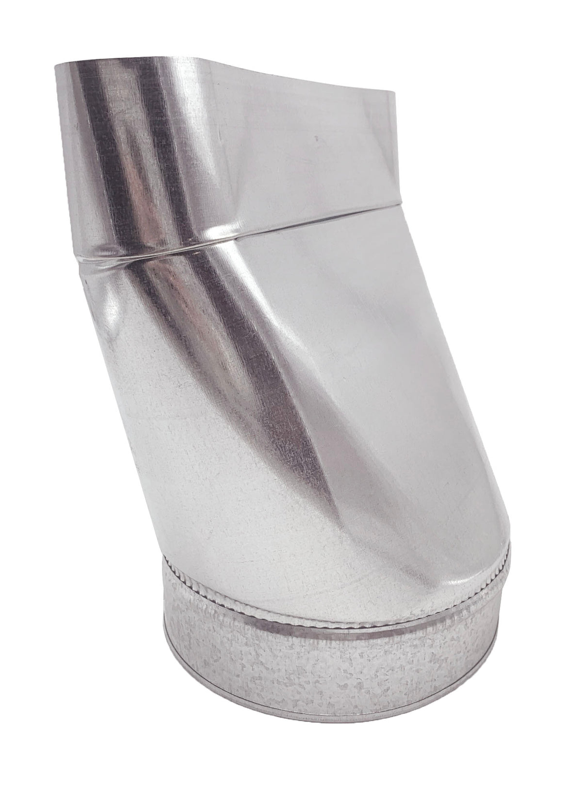 HVAC Premium Oval to Round Straight Boot | Round to Oval Straight Boot | 8&quot; Galvanize Sheet Metal Straight Transitioning Duct Boot is Compatible with Duct 8&quot;