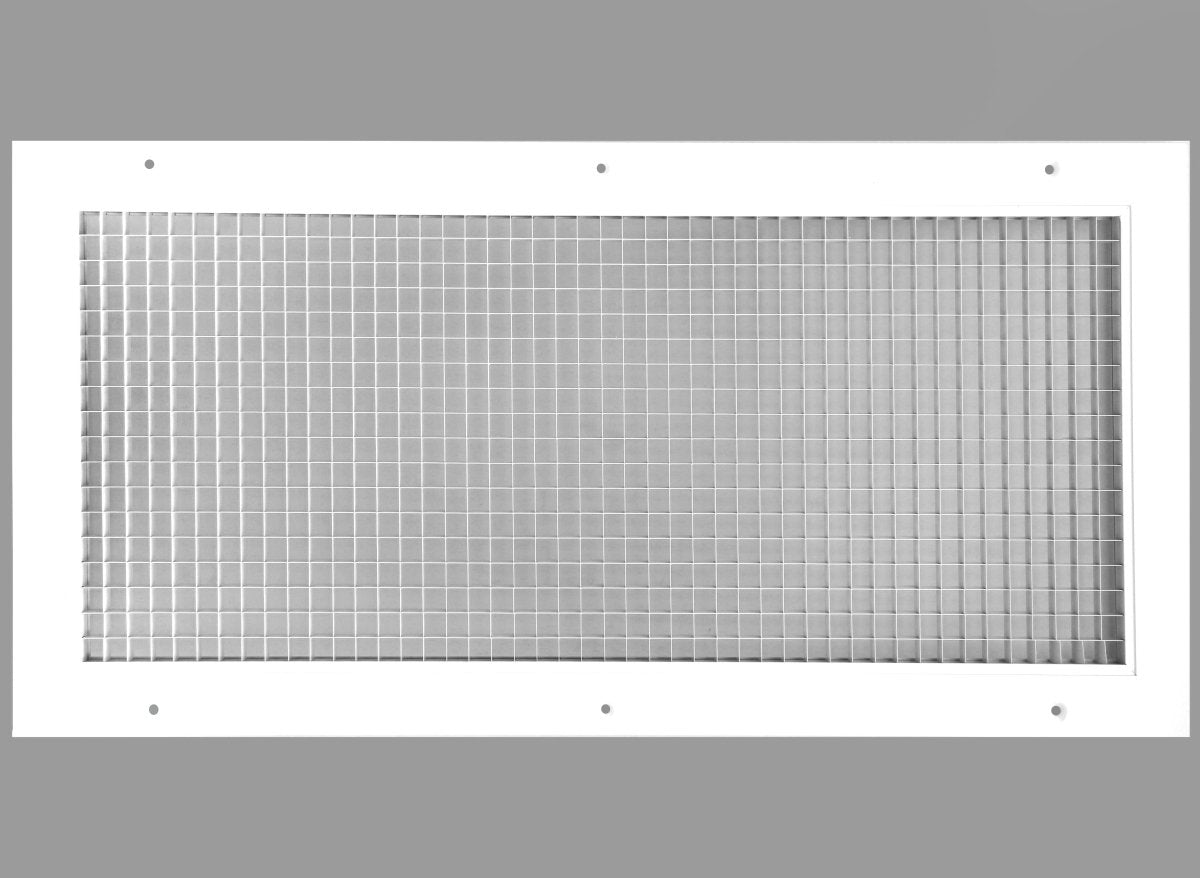 10" x 22" or 22" x 10" Cube Core Eggcrate Return Air Grille - HVAC PremiumCRG1022