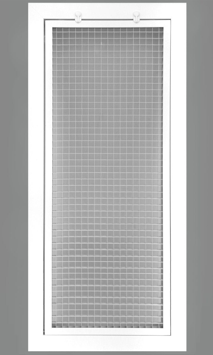12" x 28" or 28" x 12" Cube Core Eggcrate Return Air Filter Grille for 1" Filter - HVAC PremiumCRFG1228