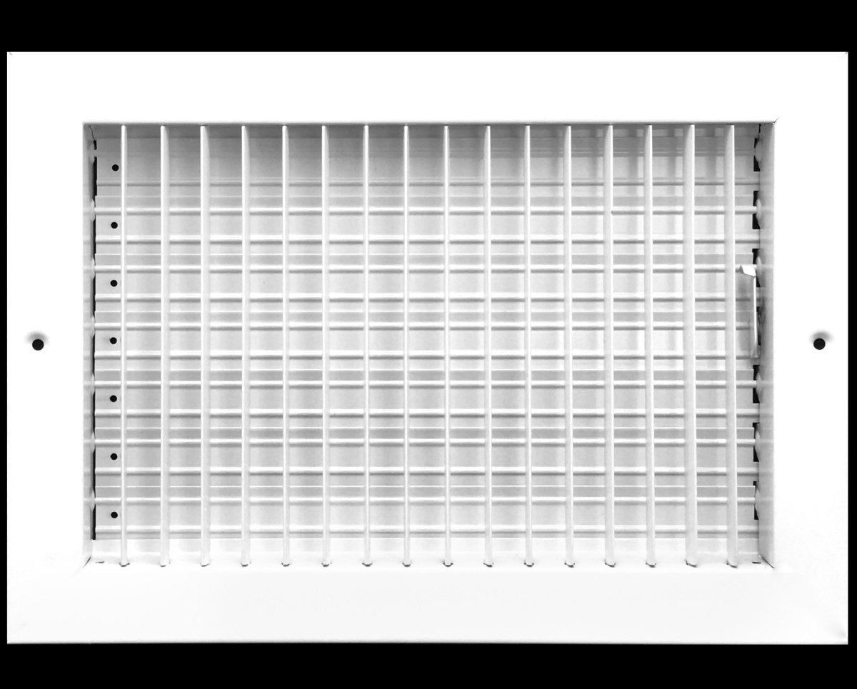 12" X 8" ADJUSTABLE AIR SUPPLY DIFFUSER - HVAC Vent Duct Cover Sidewall or Ceiling - HVAC PremiumSV128 FBA - HP