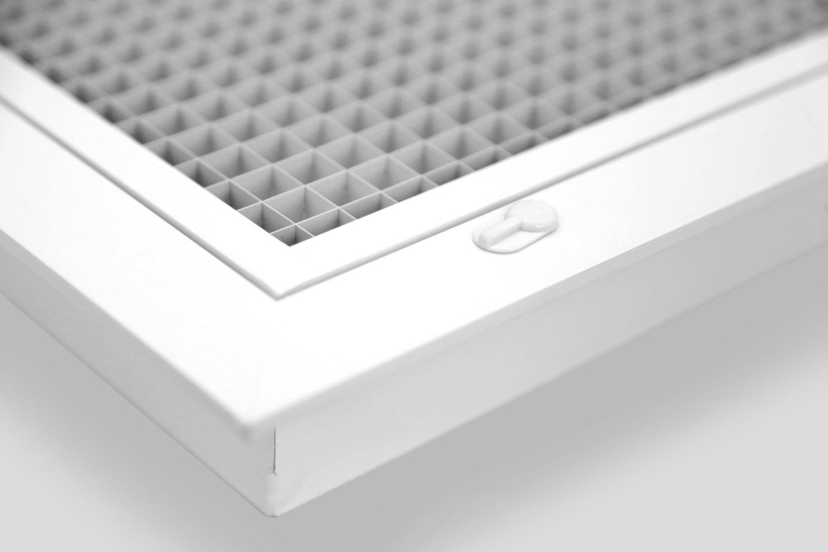 14" x 14" Cube Core Eggcrate Return Air Filter Grille for 1" Filter - HVAC PremiumCRFG1414