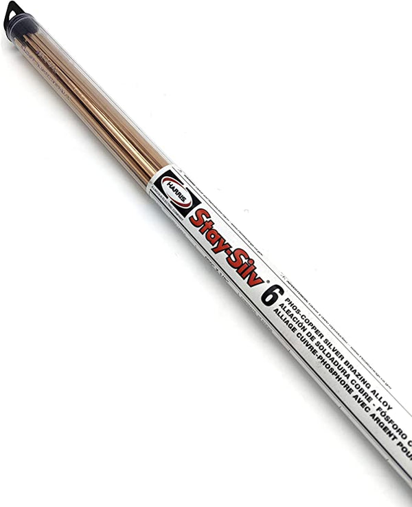 1lbs Silver Brazing Rods 6% Silvaloy 28 Sticks - HVAC Premium