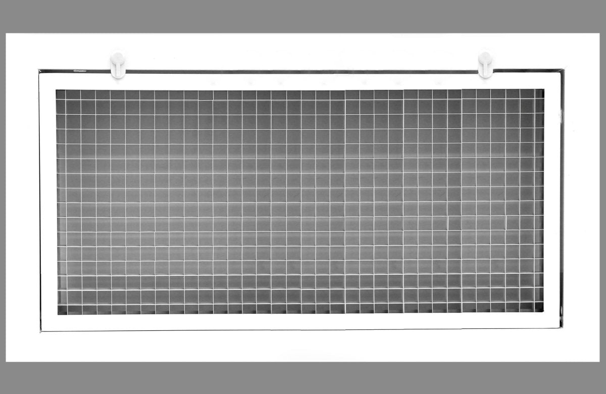 22" x 8" Cube Core Eggcrate Return Air Filter Grille for 1" Filter - HVAC PremiumCRFG228