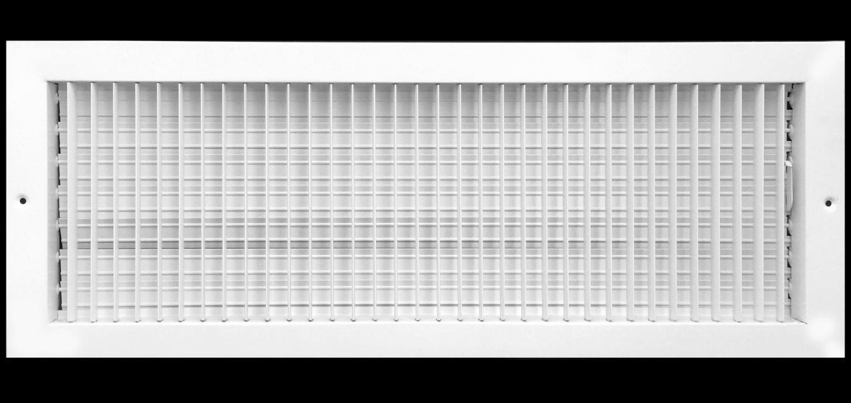 24" X 8" ADJUSTABLE AIR SUPPLY DIFFUSER - HVAC Vent Duct Cover Sidewall or Ceiling - HVAC PremiumSV248 FBA
