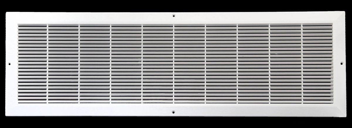 30" x 8" HVAC Return Air Grille - Plastic Never Rust Vent Duct Cover - For Wall & Ceiling - HVAC PremiumPL RG308