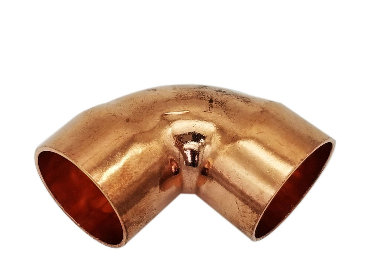 45 Degree Copper Elbow close up
