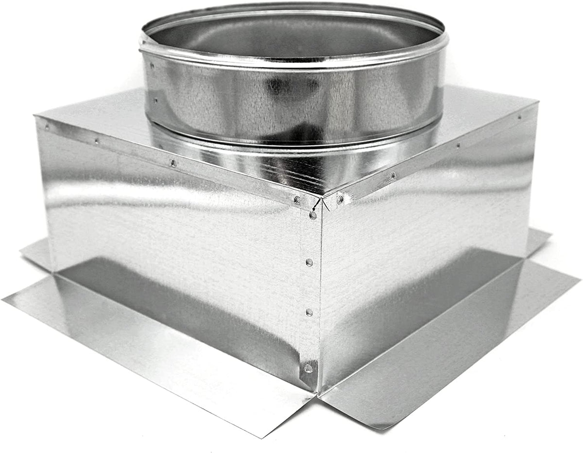 HVAC Plenum Ceiling Box | Top Ceiling Box | 12&quot; X 12&quot; X 12&quot; Galvanized Steel Metal Ceiling Box is Compatible with Duct 12&quot;