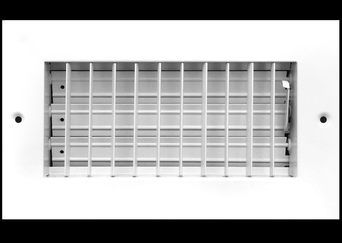 8" x 4" ADJUSTABLE AIR SUPPLY DIFFUSER - HVAC Vent Duct Cover Sidewall or Ceiling - HVAC PremiumSV84WALREG FBA