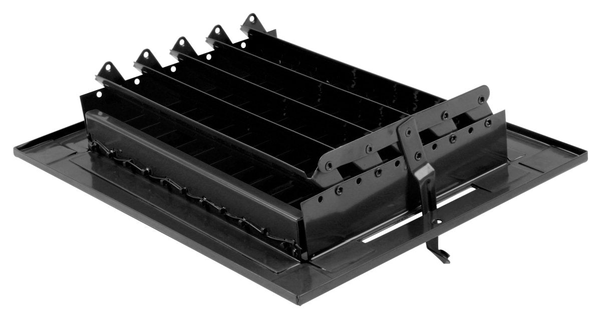 8" X 8" ADJUSTABLE AIR SUPPLY DIFFUSER - HVAC Vent Duct Cover Sidewall or Ceiling - HVAC PremiumSV88 Black HP