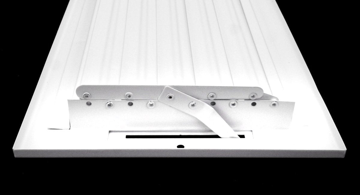 8"w x 8"h 2 - Way AIR Supply Diffuser - Vent Duct Cover - Grille Register - Sidewall or Ceiling - High Airflow - White - HVAC PremiumG882WY FBA