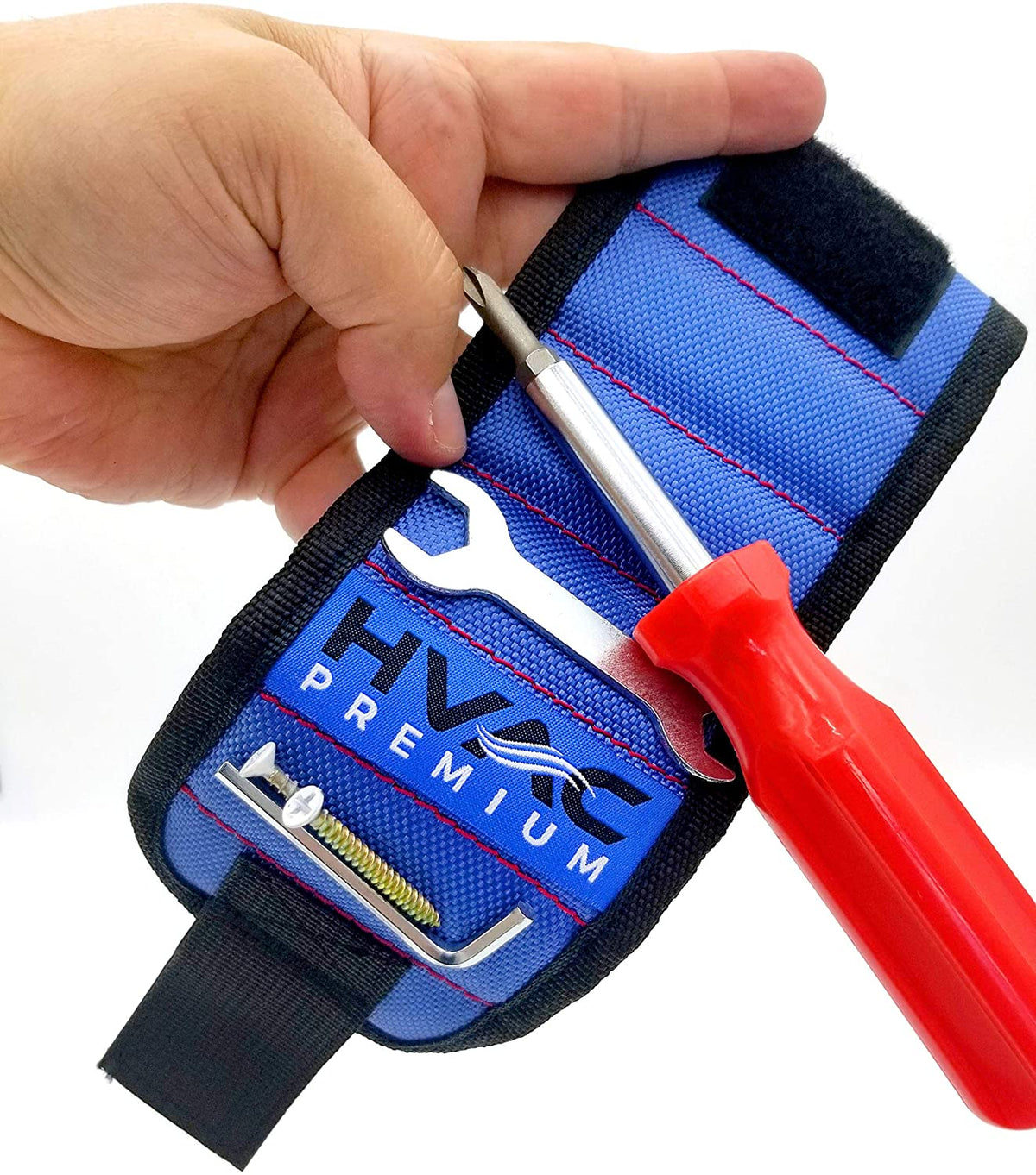 magnetic wristband for screws and tools for repairman