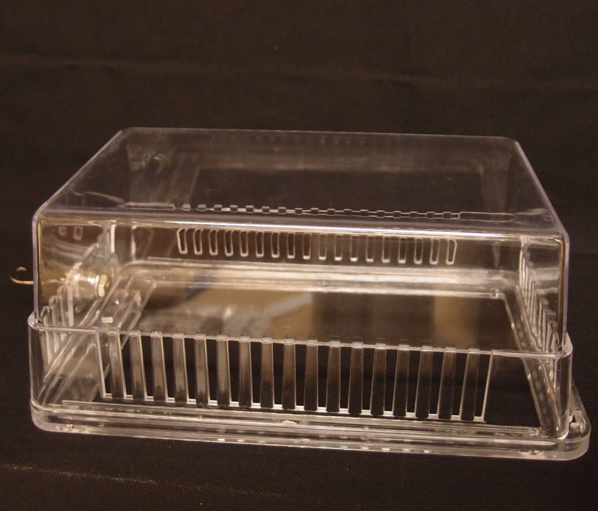 Clear Plastic Designer Thermostat Cover - Solid and Ring Bases - 7 - 1/16" W x 4 - 1/8" H x2 1/8"D - HVAC PremiumF29 - 0231
