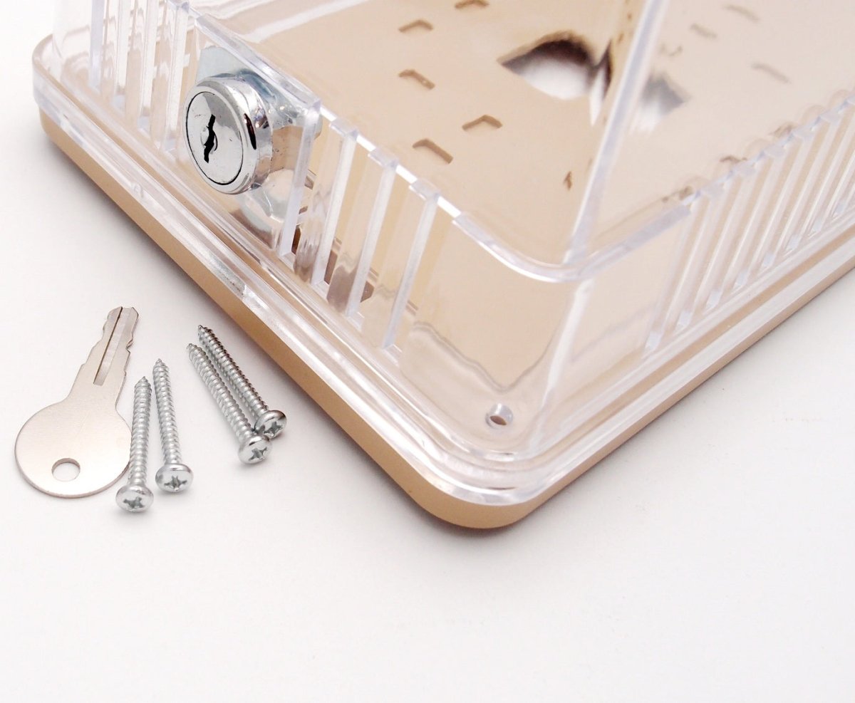 Clear Plastic Designer Thermostat Cover - Solid and Ring Bases - 7 - 1/16" W x 4 - 1/8" H x2 1/8"D - HVAC PremiumF29 - 0231