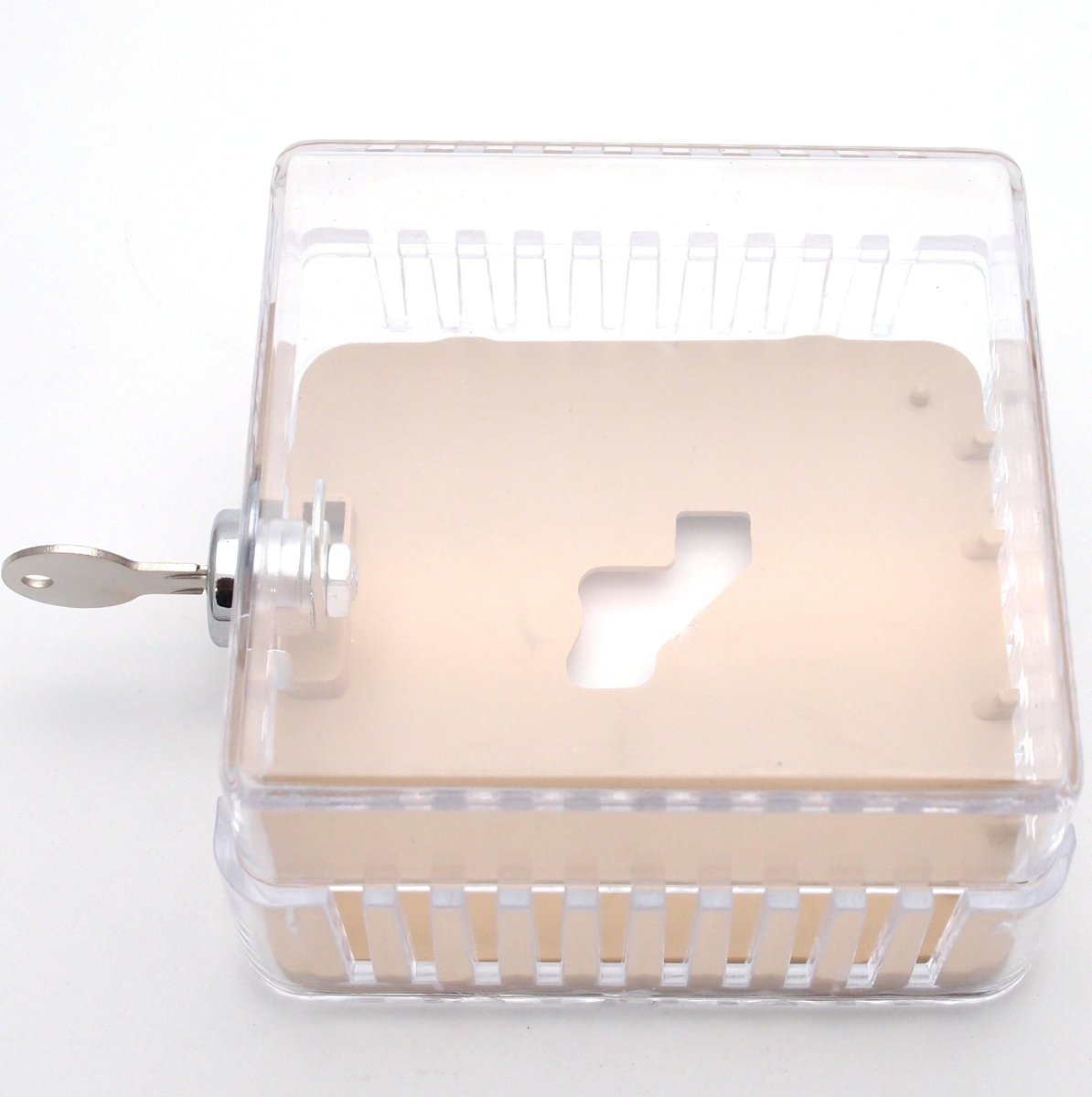 Clear Plastic Elite Thermostat Cover - Solid Base - 3 - 7/8" x 3 - 1/2" - HVAC PremiumF29 - 0225