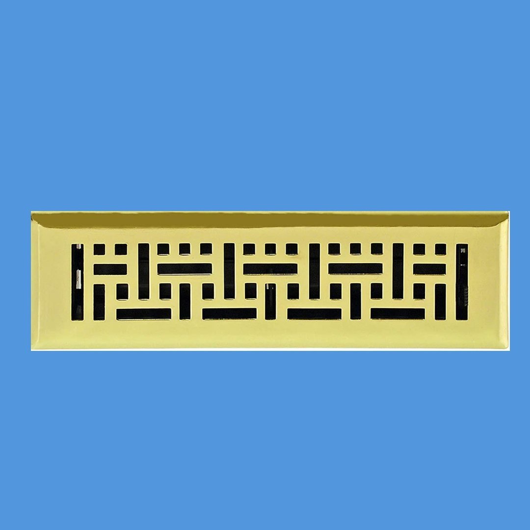 Floor  VICTORIAN Polished Brass - HVAC Premium