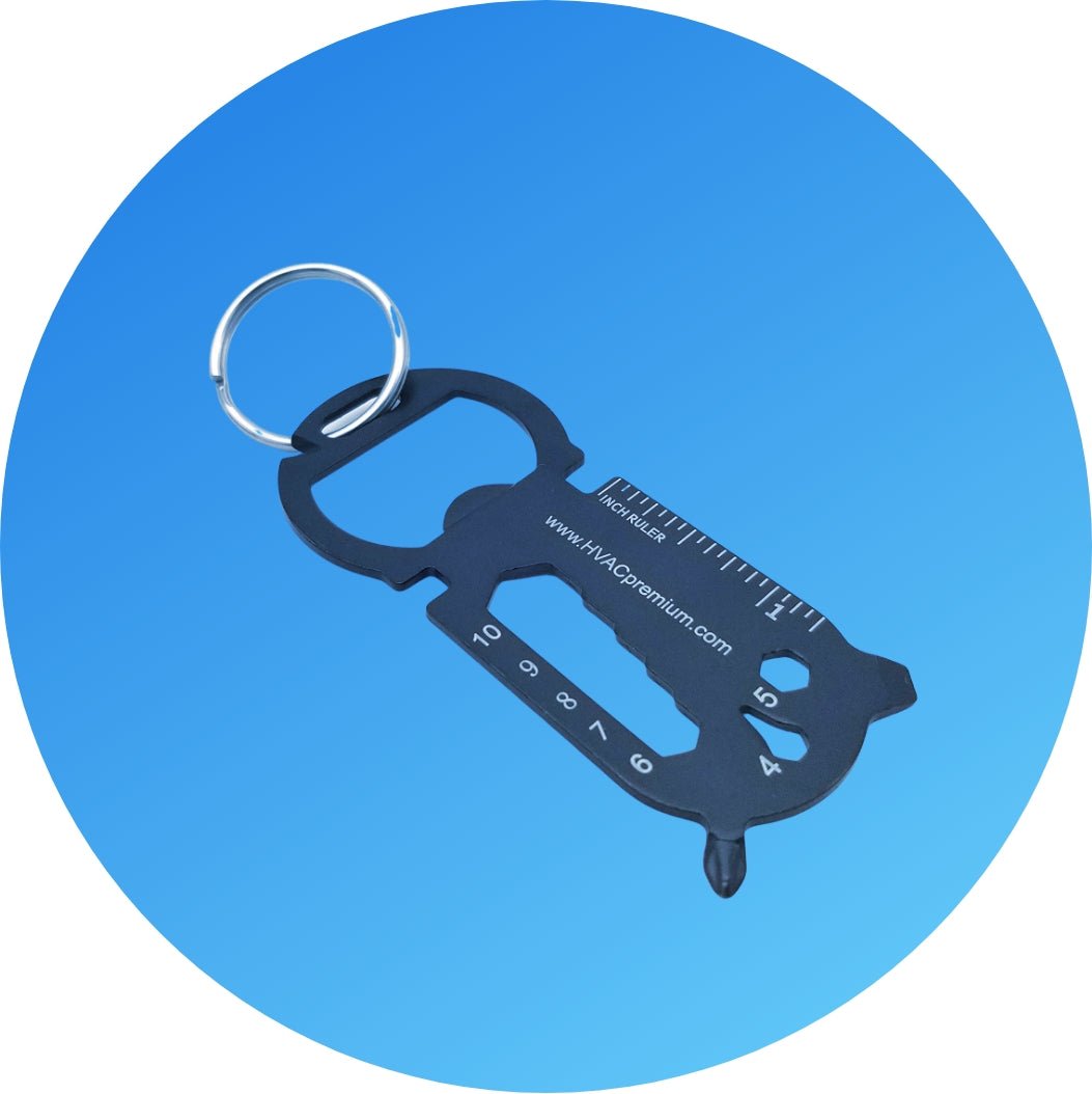 Multi Tool Keychain - HVAC Premium