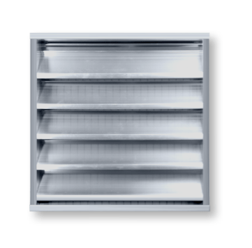 No Flange duct frame Louver - HVAC Premium