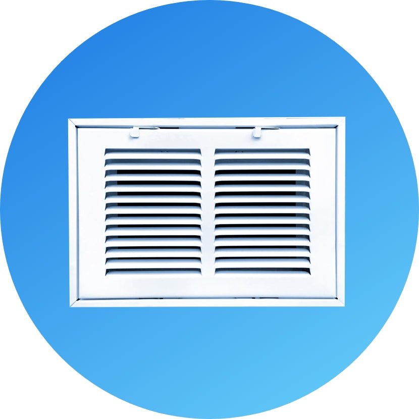 Return Filter / Flat Stamped Steel - Filter Included - HVAC Premium