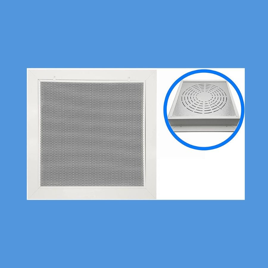 Return Grille T-Bar w/ Plenum Box - HVAC Premium