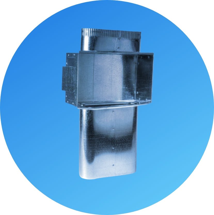 Sheet Metal / Hi-Lo Oval Stack Head - HVAC Premium