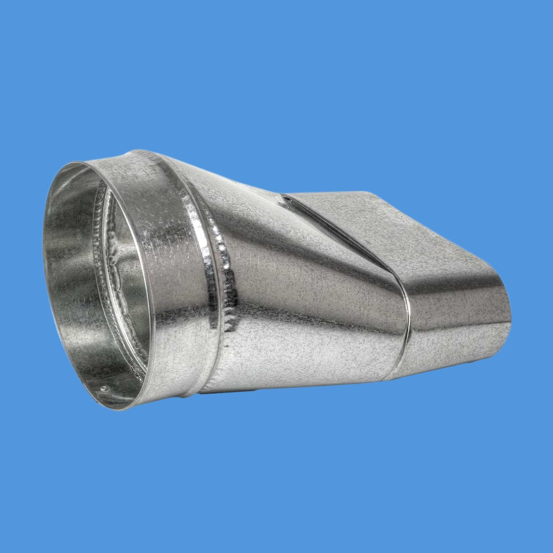 Sheet Metal / Round To Oval Straight Boot - HVAC Premium