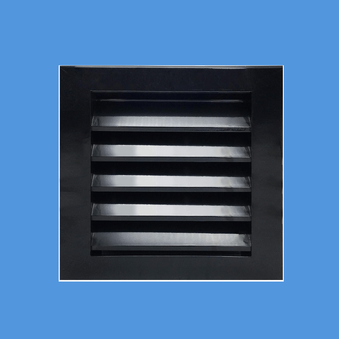 Weather Louver - Black - HVAC Premium