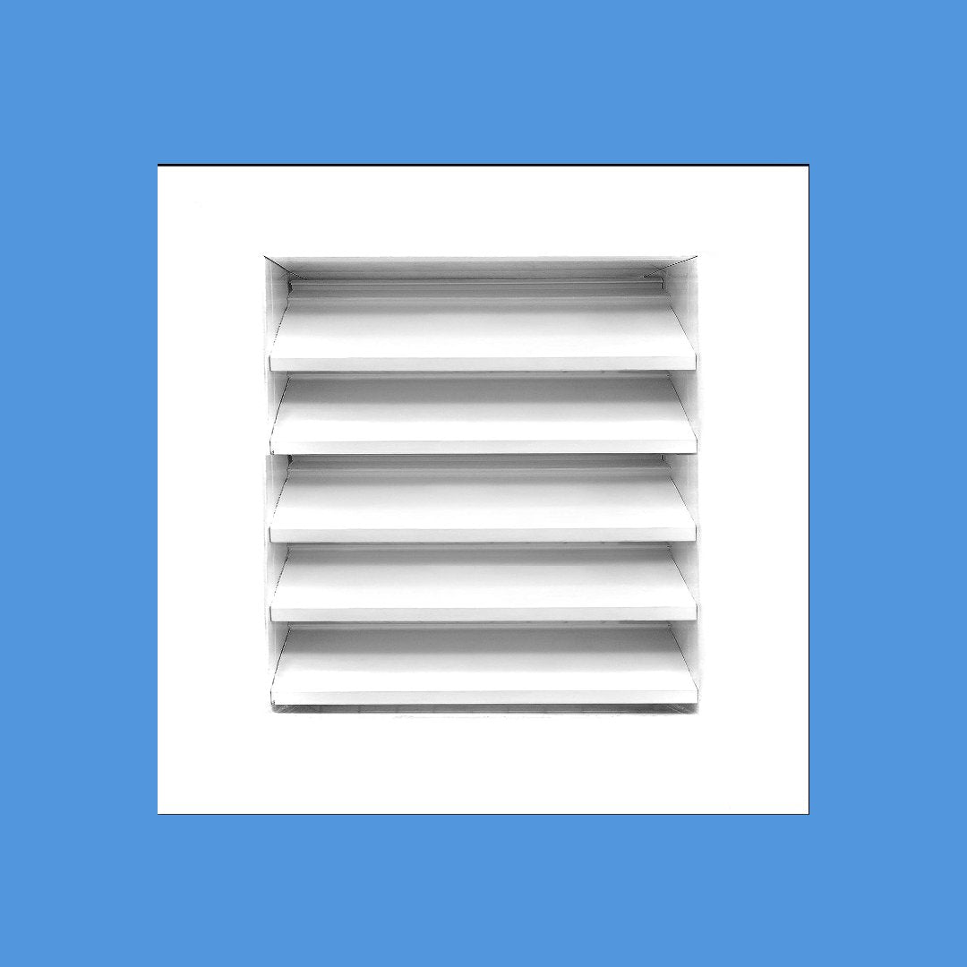 Weather Louver - White - HVAC Premium