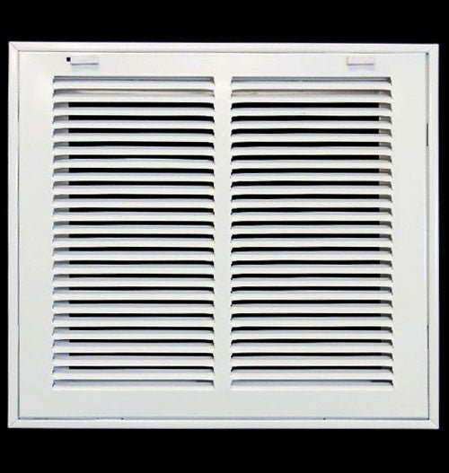 10" X 10" Steel Return Air Filter Grille for 1" Filter - Removable Frame - [Outer Dimensions: 12 5/8" X 12 5/8"] - HVAC Premium190RF 10X10 FBA