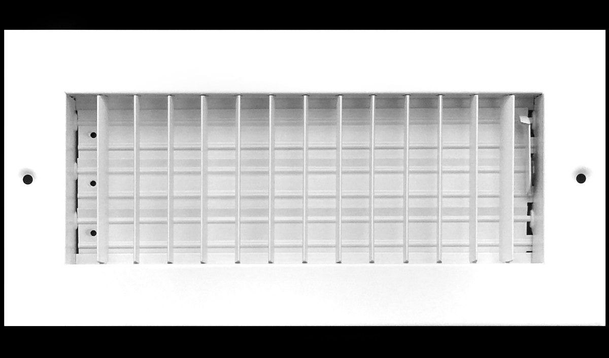 10&quot; x 4&quot; ADJUSTABLE AIR SUPPLY DIFFUSER - HVAC Vent Duct Cover Sidewall or Ceiling - HVAC PremiumSV104WALREG FBA - 1