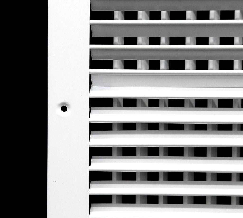 10&quot;W X 10&quot;H [Duct Opening] Aluminum Double Deflection Adjustable Air Supply HVAC Diffuser - [Outer Dimensions: 11.6&quot;W X 11.6&quot;H] - HVAC PremiumDDAG - A - 1010