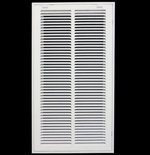 12" X 20" Steel Return Air Filter Grille for 1" Filter - Removable Frame - * Filter Included * [Outer Dimensions: 14 5/8" X 22 5/8"] - HVAC PremiumRFGF1220