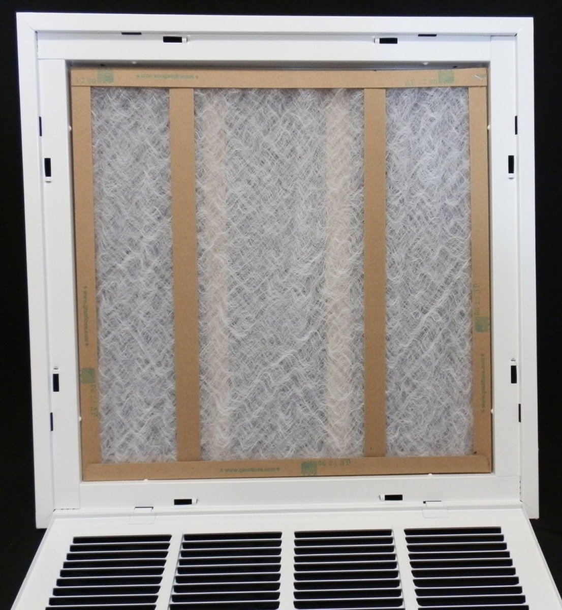 12" X 32" Steel Return Air Filter Grille for 1" Filter - Removable Frame - [Outer Dimensions: 14 5/8" X 34 5/8"] - HVAC PremiumRFG1232 HP