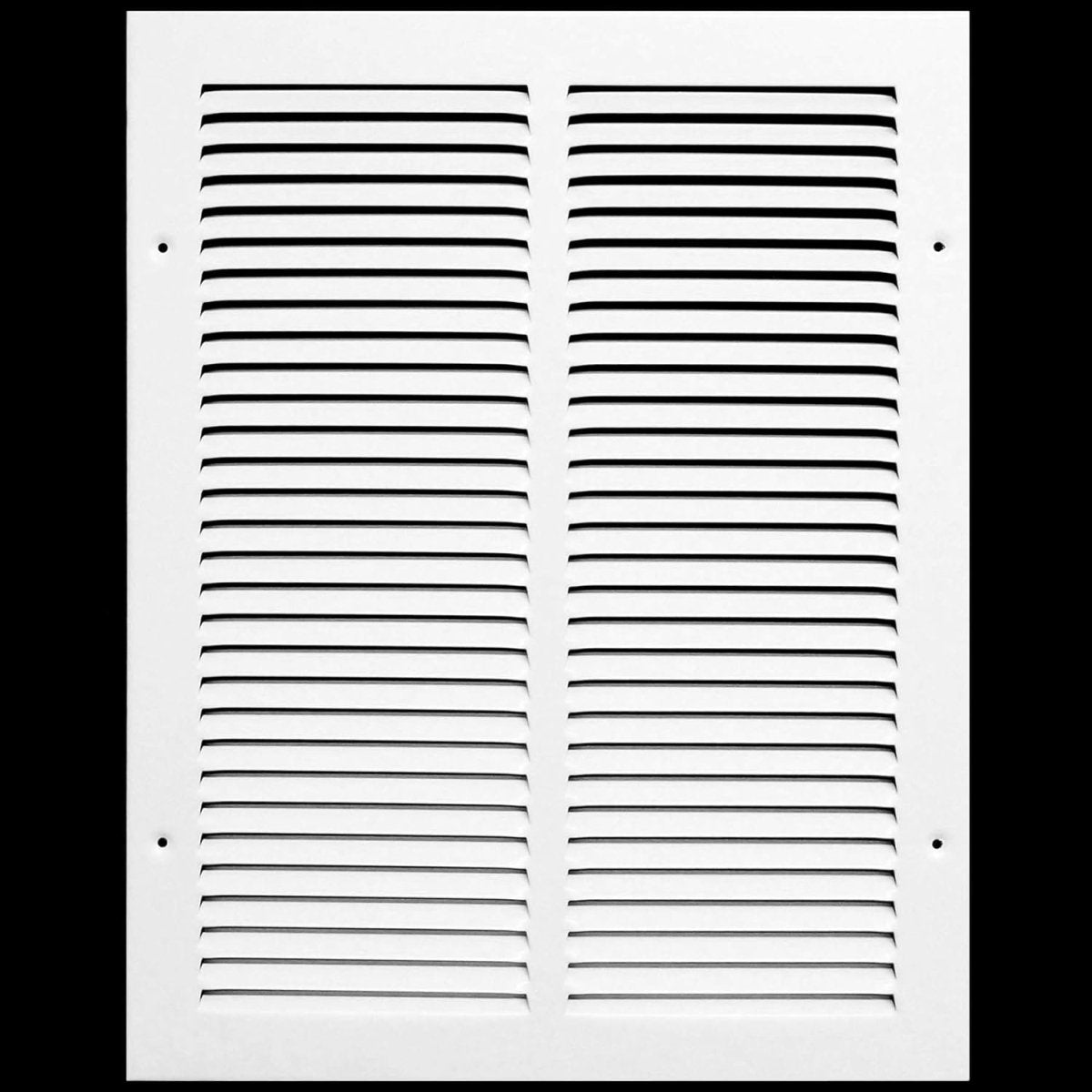 12"W X 16"H [Duct Opening] Steel Air Vent Return Grille - HVAC VENT DUCT COVER DIFFUSER - [Outer Dimensions: 13.75"W X 17.75"H] - HVAC Premium170 12X16 FBA