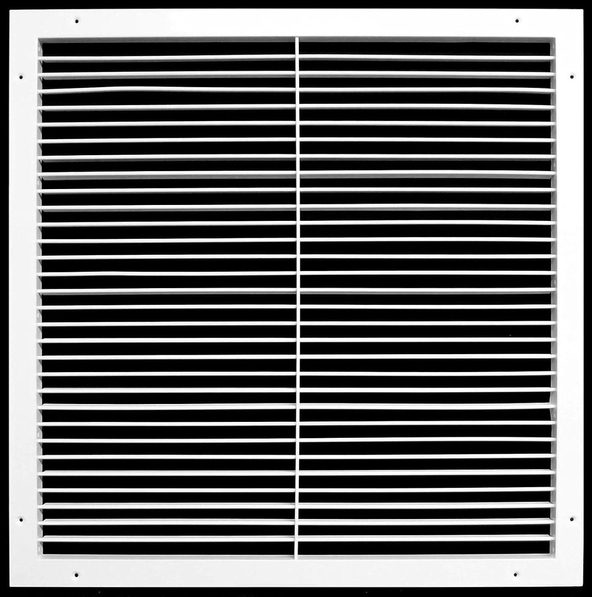 12"w X 18"h Aluminum Adjustable Return/Supply HVAC Air Grille - FULL CONTROL HORIZONTAL AIRFLOW DIRECTION - HVAC PremiumRGADJ - 1218