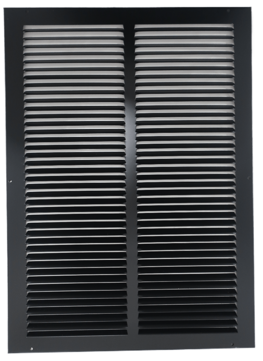 12&quot;W X 18&quot;H [Duct Opening] Steel Air Vent Return Grille - HVAC VENT DUCT COVER DIFFUSER - [Outer Dimensions: 13.75&quot;W X 19.75&quot;H] - HVAC PremiumRG1218 Black - HP