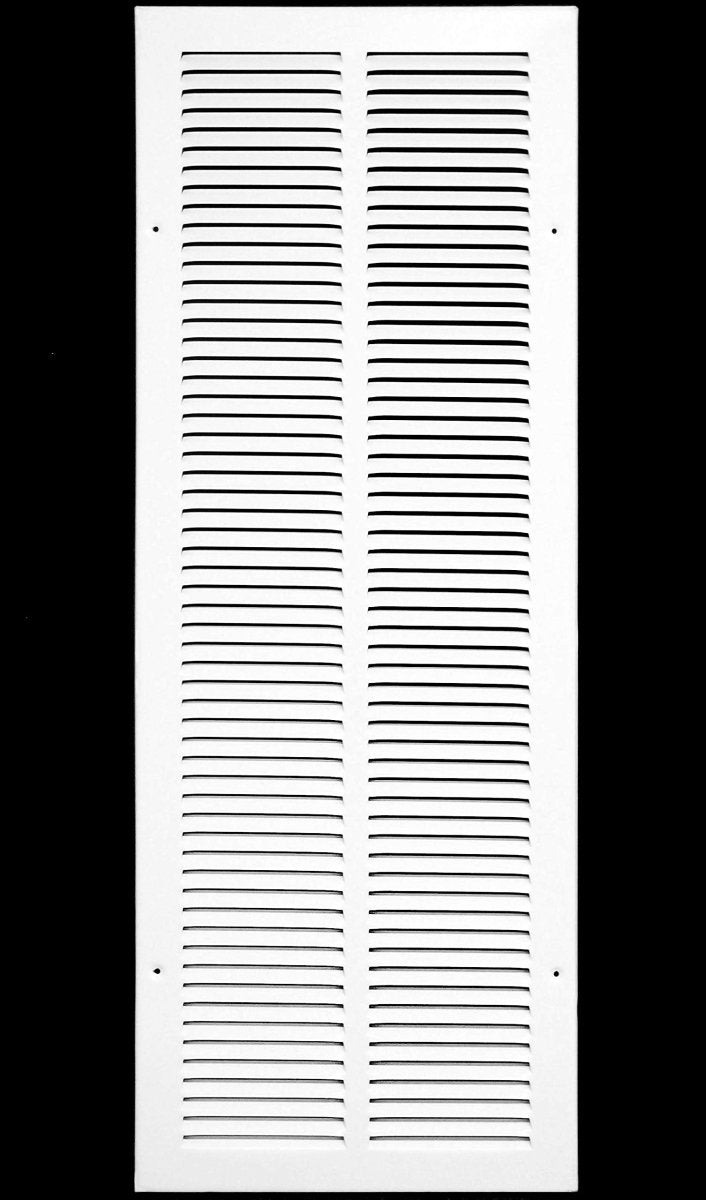 12"W X 32"H [Duct Opening] Steel Air Vent Return Grille - HVAC VENT DUCT COVER DIFFUSER - [Outer Dimensions: 13.75"W X 33.75"H] - HVAC PremiumRG1232 HP