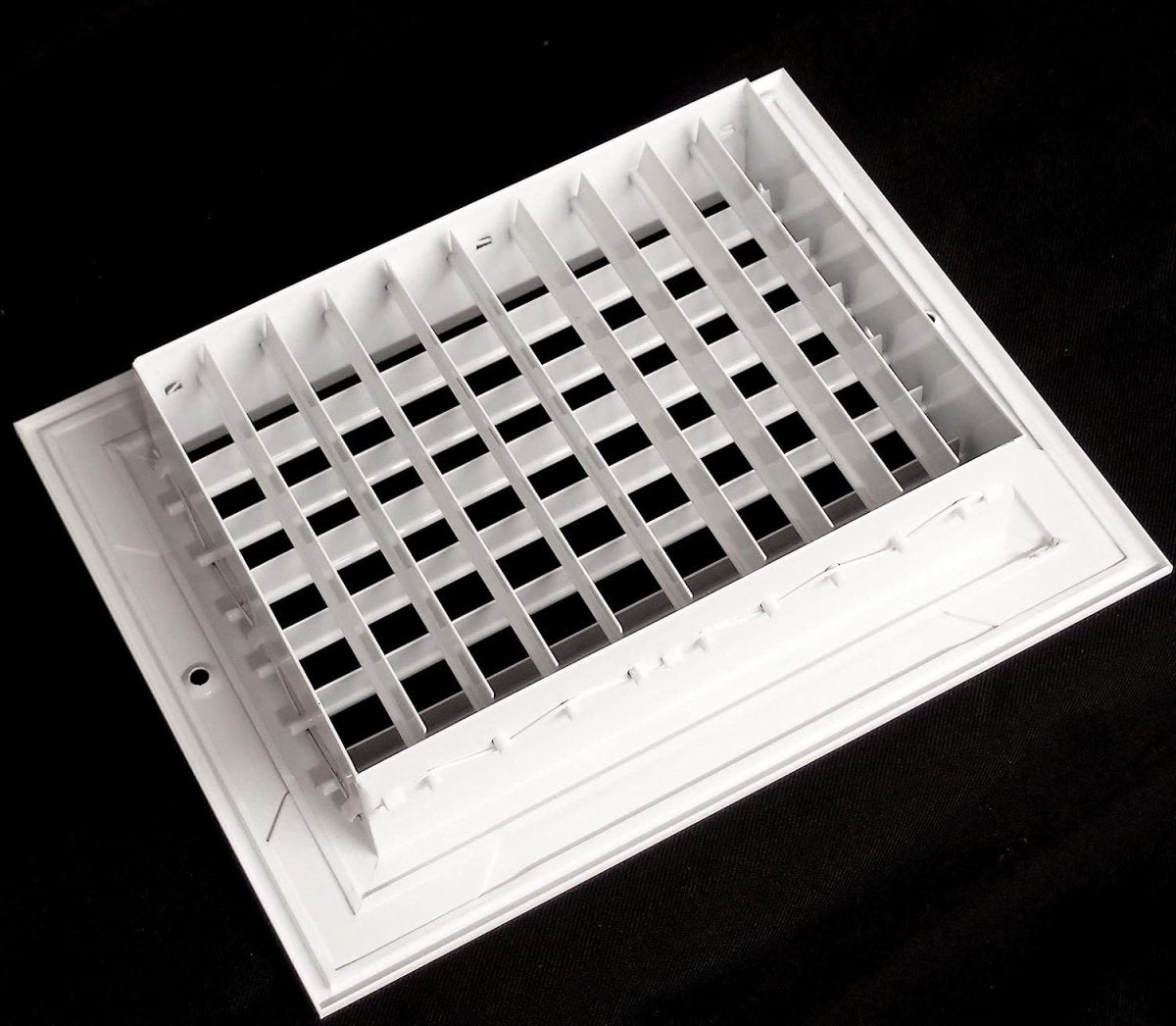 12&quot;W X 8&quot;H [Duct Opening] Aluminum Double Deflection Adjustable Air Supply HVAC Diffuser - [Outer Dimensions: 13.6&quot;W X 9.6&quot;H] - HVAC PremiumDDAG - A - 128