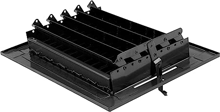 14&quot; X 6&quot; ADJUSTABLE AIR SUPPLY DIFFUSER - HVAC Vent Duct Cover Sidewall or Ceiling - HVAC PremiumCG - SV146 Black - HP