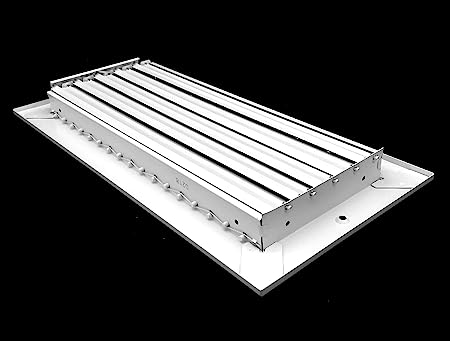 14&quot; X 6&quot; ADJUSTABLE AIR SUPPLY DIFFUSER - HVAC Vent Duct Cover Sidewall or Ceiling - HVAC PremiumSV146 FBA