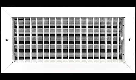 14" X 6" ADJUSTABLE AIR SUPPLY DIFFUSER - HVAC Vent Duct Cover Sidewall or Ceiling - HVAC PremiumSV146 FBA