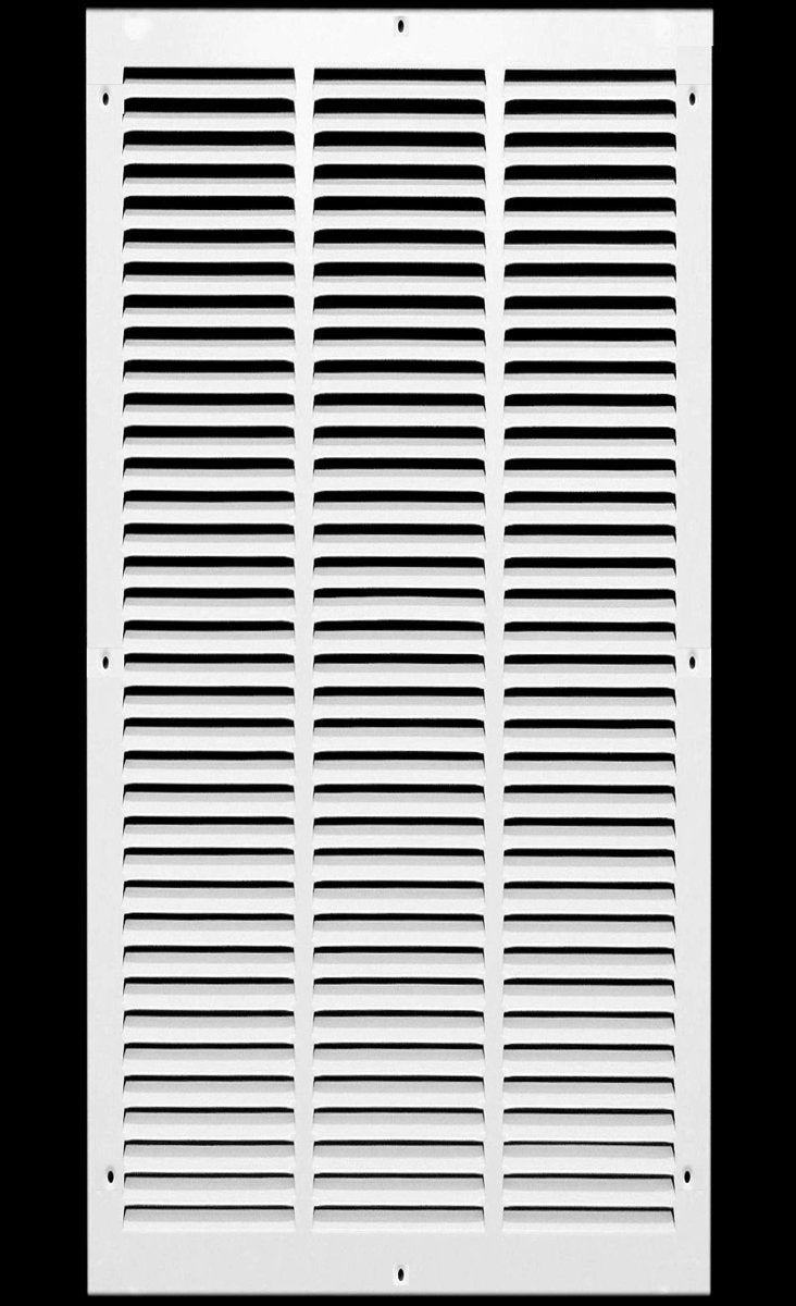14"W X 28"H [Duct Opening] Steel Air Vent Return Grille - HVAC VENT DUCT COVER DIFFUSER - [Outer Dimensions: 15.75"W X 29.75"H] - HVAC PremiumRG1428 HP