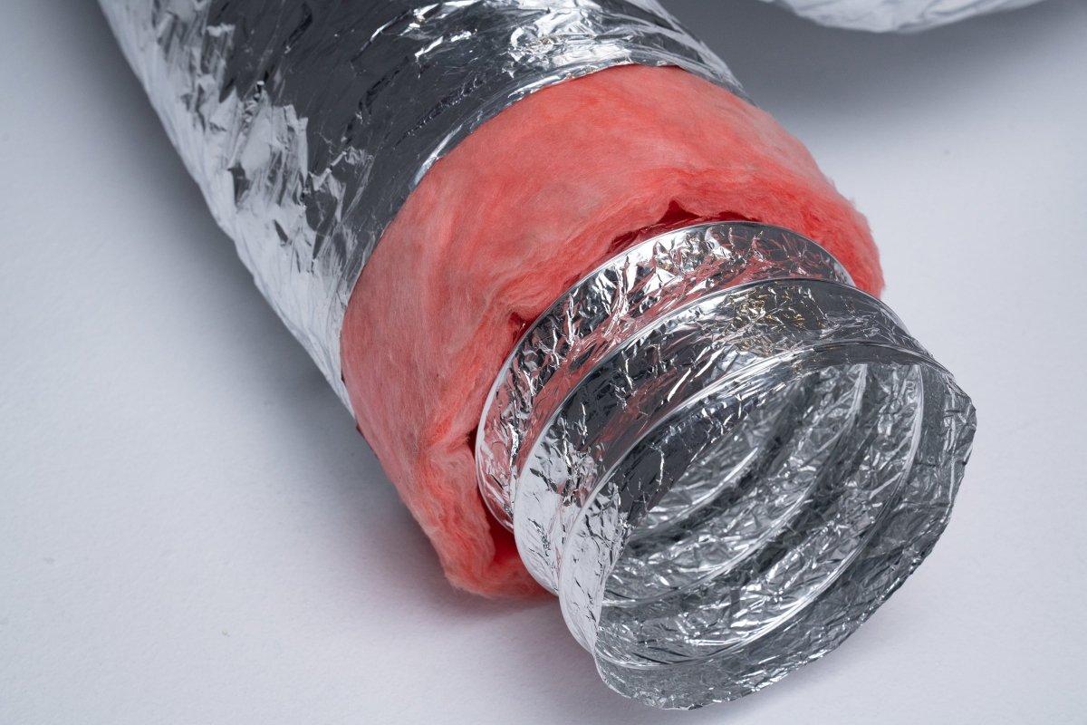 16&quot; Inch Flexible Aluminum Ducting Hose Insulated R - 6.0 Air Duct Pipe 25&#39; Feet Long - HVAC Premium16SFLX - R6